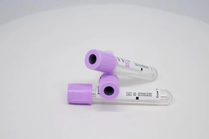 Vacuum tube for venous blood collection "UNIVAC®" with anticoagulant K2 EDTA. Tube size 13x75. Blood collection volume 4 ml