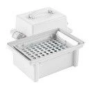 Stacking-container for transporting tubes and other small-sized medical devices UKTP-01-"ELAT" (variant 2)