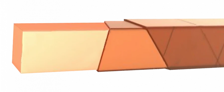 Heat-resistant rectangular winding wire of PPIPK-T grade