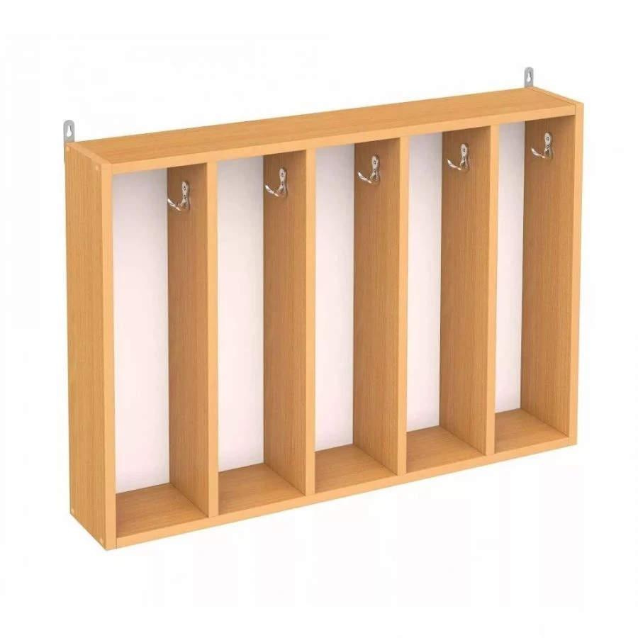 Hinged towel rack