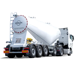 Semi-trailer-tank cement carrier BONUM 914211 (modification 914231) TrDs with compressor