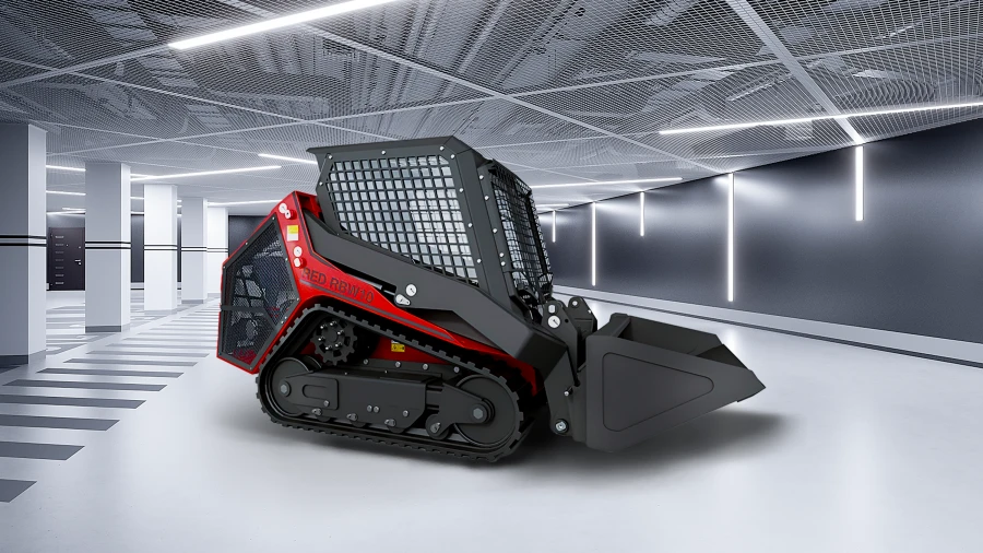 Front loader single-bucket self-propelled front loader RED RBV 10