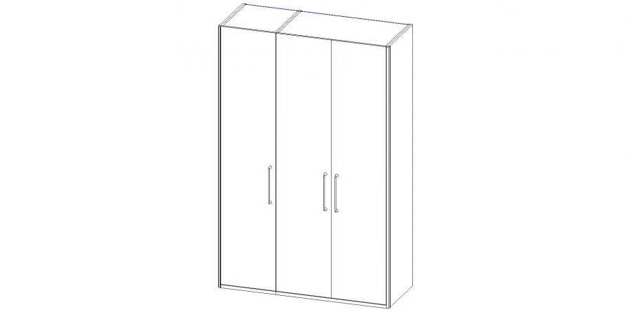 Set of furniture for common room "Salvador" 3x door wardrobe art.?1030H S01 D/D