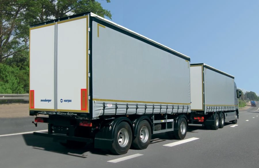 Three-axle tent van trailer MAP-333