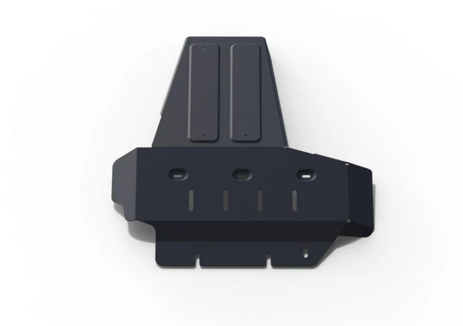 Metal protection for Jeep Wrangler JK 2D/4D DIESEL crankcase and gearbox (V 2,8) (2007-2018) + fixing kit