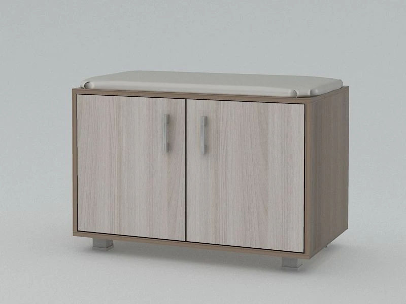 Double-door cupboard with bottom drawer for shoes "Bashkir Furniture Factory" brand