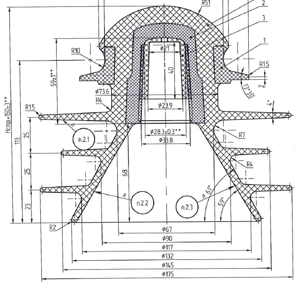 Polymer pin insulator ?? 20 ??? 1