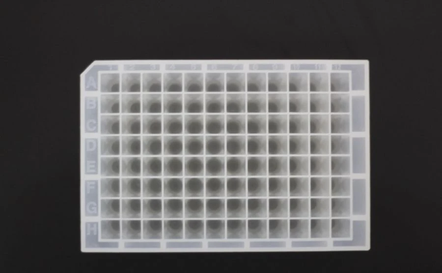Non-sterile tablet for PCR-diagnostics according to TU 32.50.50-011-48072026-2022, variants: 96-well deep-well tablet.