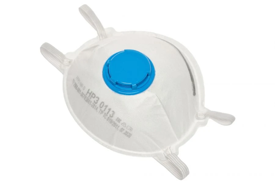 Filtering half-mask for protection against aerosols with exhalation valve "NRZ-0113" (FFP3 NR D)