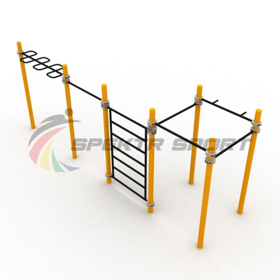 Complex with handwalk-jungle gym, buffet wall and tourniquets Workout SP WRK-03_76mm
