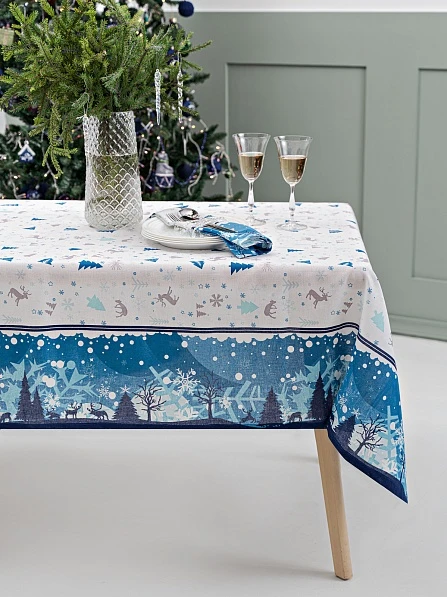Patterned Cotton Tablecloth