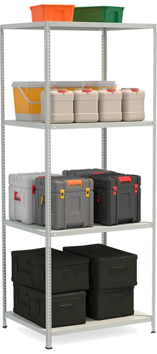Metal shelf reinforced shelving unit model STF Shelf 1084-2.5