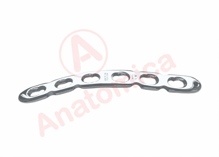 S-shaped reconstructive plate with angular stability