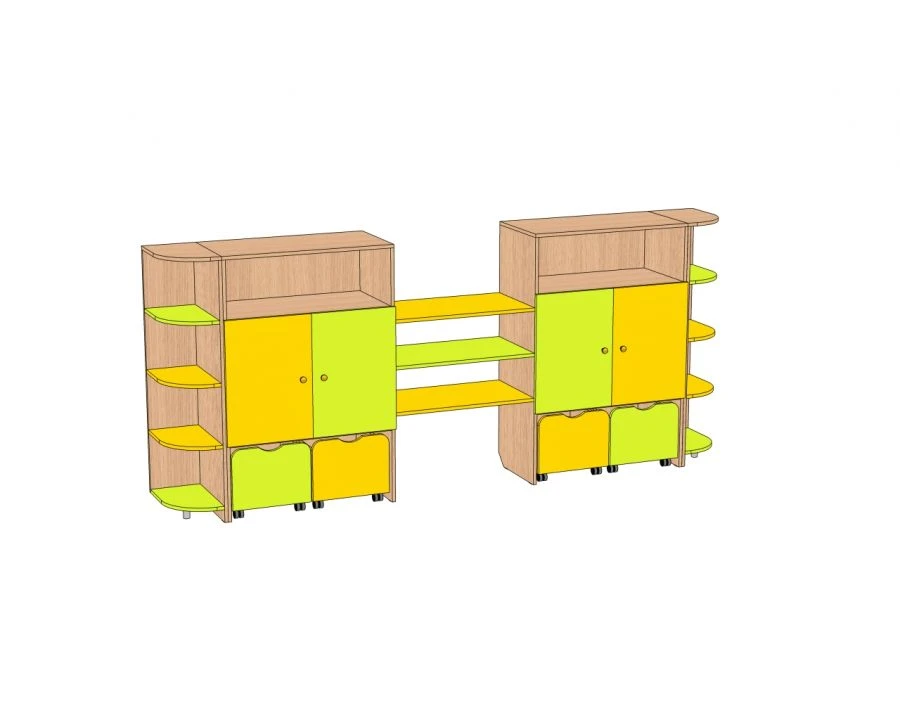 Toy wall "Teremok" children's SI-TR