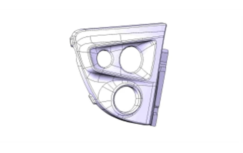 Headlamp mask right 5299230-5302536-50