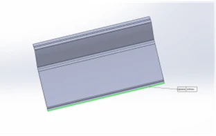 Ceiling panel L=1096 5299-403P-5702038-30