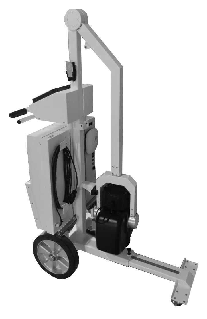 Mobile ward X-ray apparatus "PARUS" according to TU 26.60.11-009-86112671-2017, version 2