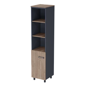 Semi-open narrow document cabinet PREGO
