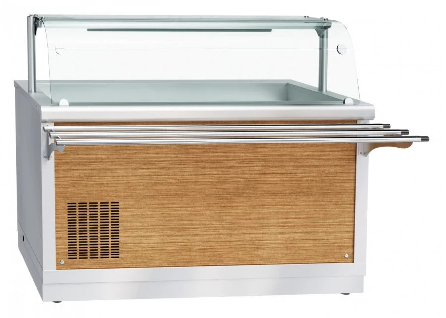 Refrigerated high-temperature display counter with neutral cabinet ???(?)-70?-01-?? (kashir.)