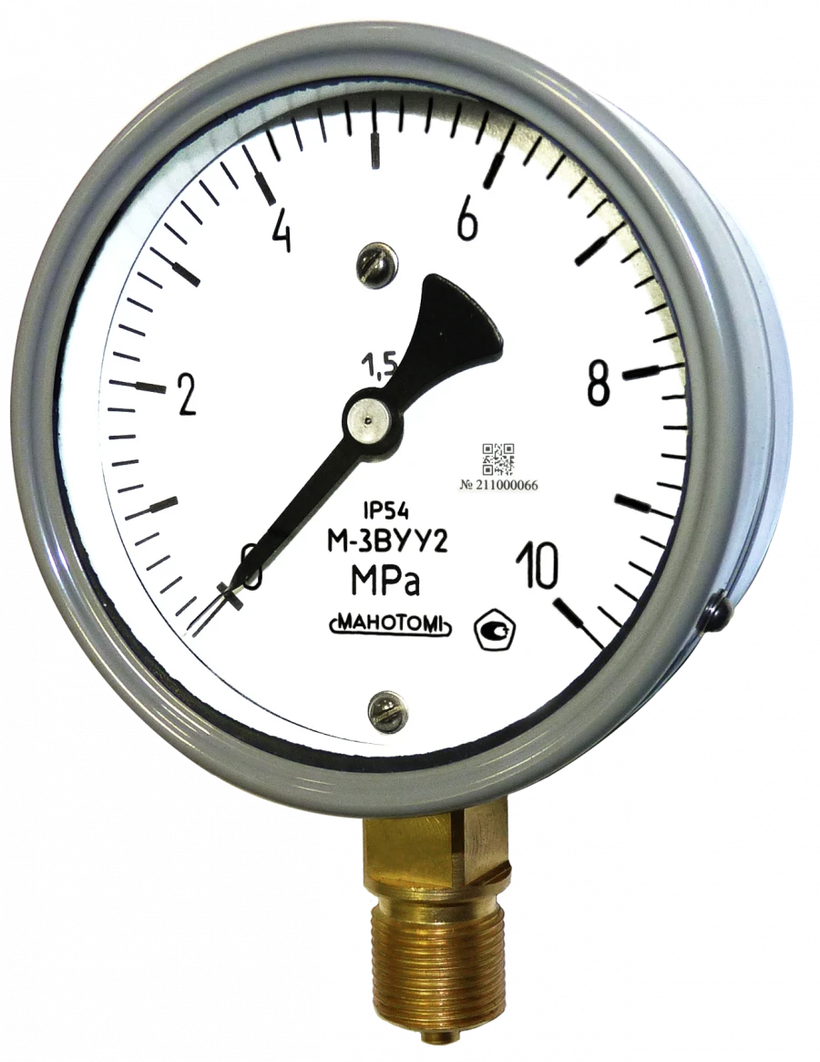Manovacuum gauges indicating vibration-resistant MV-3VU