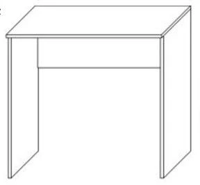 Desk table for trade enterprises