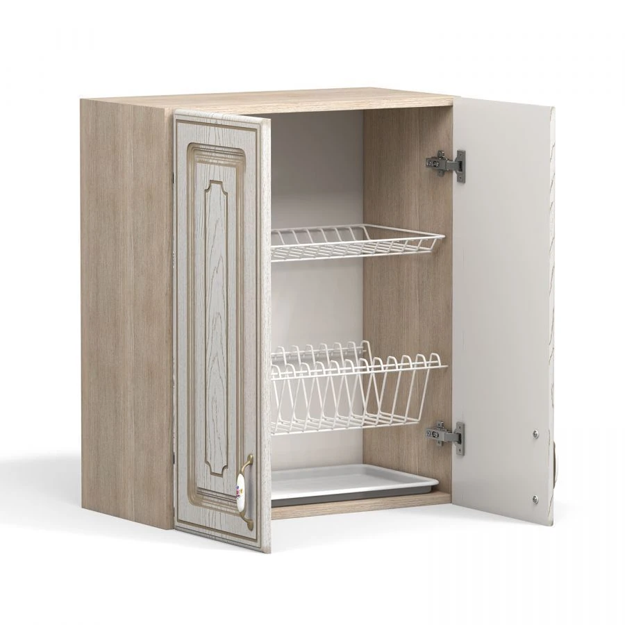 Hinged cupboard with drying Model: SHNS of "Edelwood" trade mark