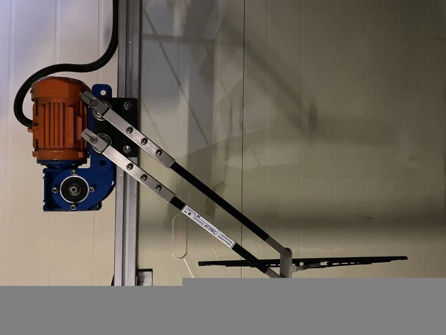 Pantograph pantograph glass cleaning device