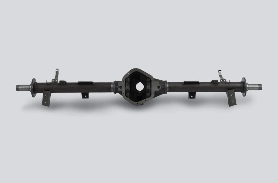 Rear axle crankcase with half axle housings (for Uaz Patriot, pickup, Cargo 2017 m.y., c abs, Uaz rk, track 1600 mm) 31638024010