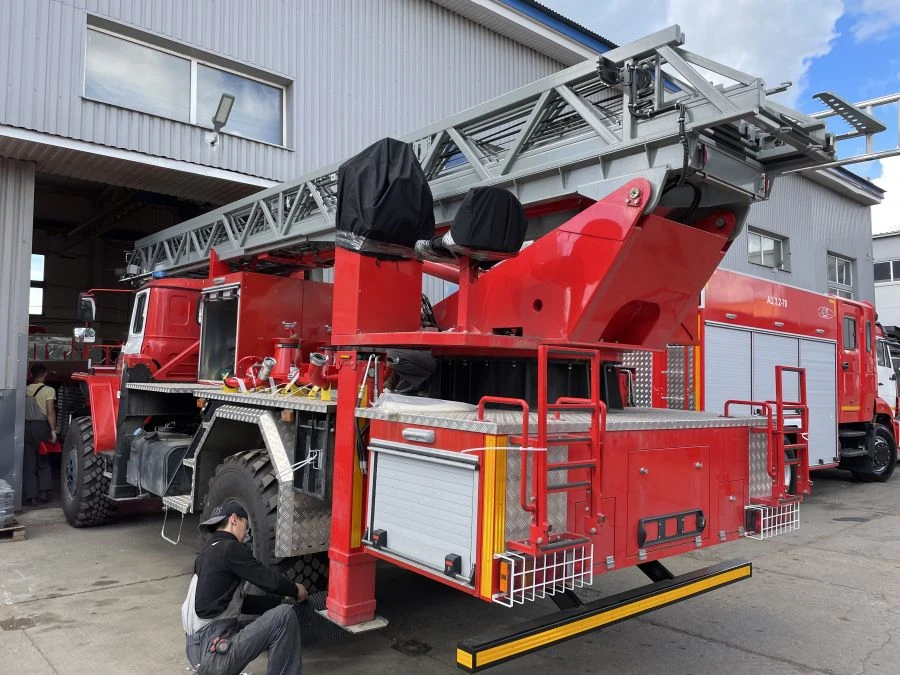 Fire engine ladder AL-30 (43206), type 4344-V7, modification 4344K5, on chassis of modification 43206-1151-41, eco-friendly