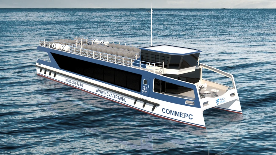 Passenger catamaran Pr 04710 (ch. No. 739)