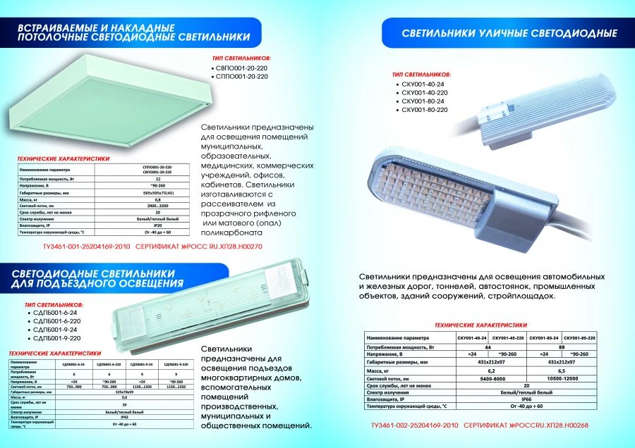 LED luminaires for access lighting