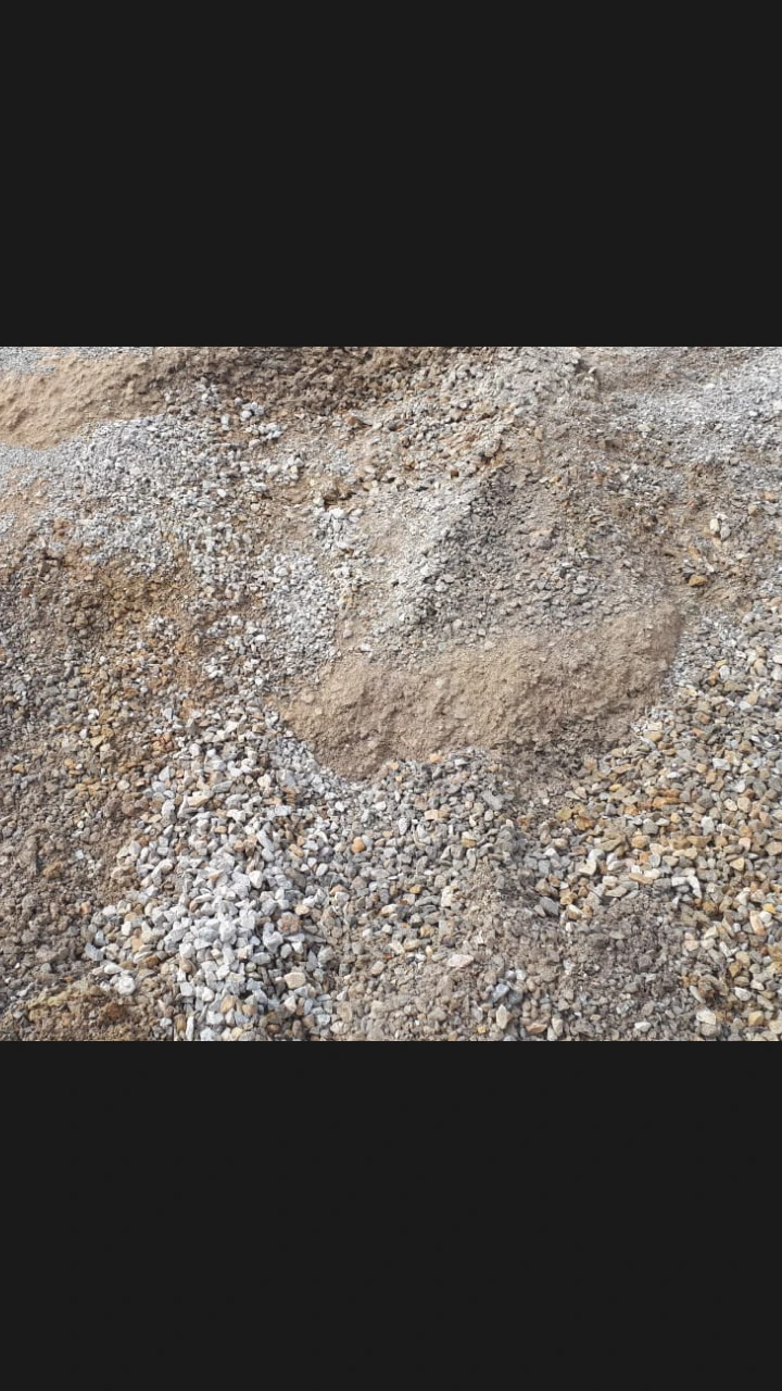 Crushed stone-sand mixture, fraction 0 mm to 80 mm