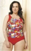 Bathing suit for fixation of breast exoprosthesis K-25M