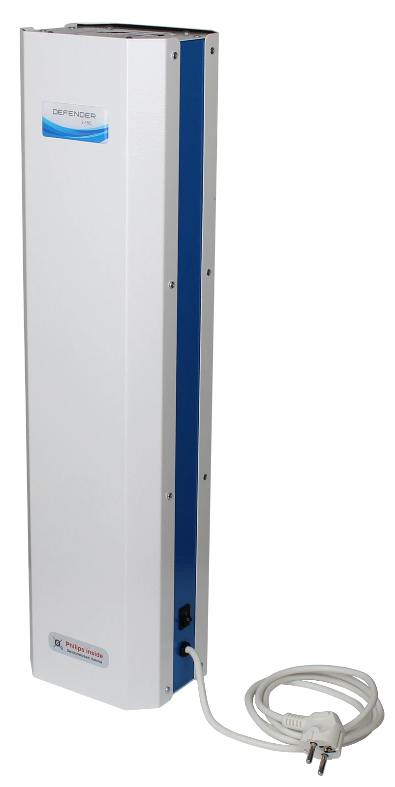 Bactericidal ultraviolet irradiator-recirculator Tugler Defender 2-15C