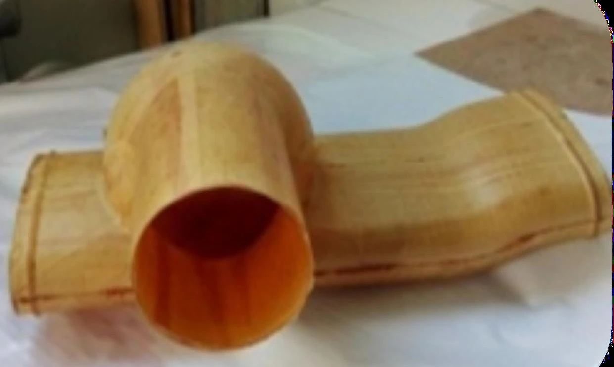 Blanks of unified spigots from composite materials of air conditioning system