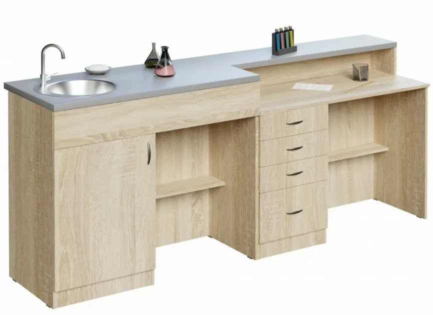 Demonstration table for chemistry classroom, model: SDDH