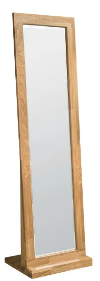Solid wood mirror
