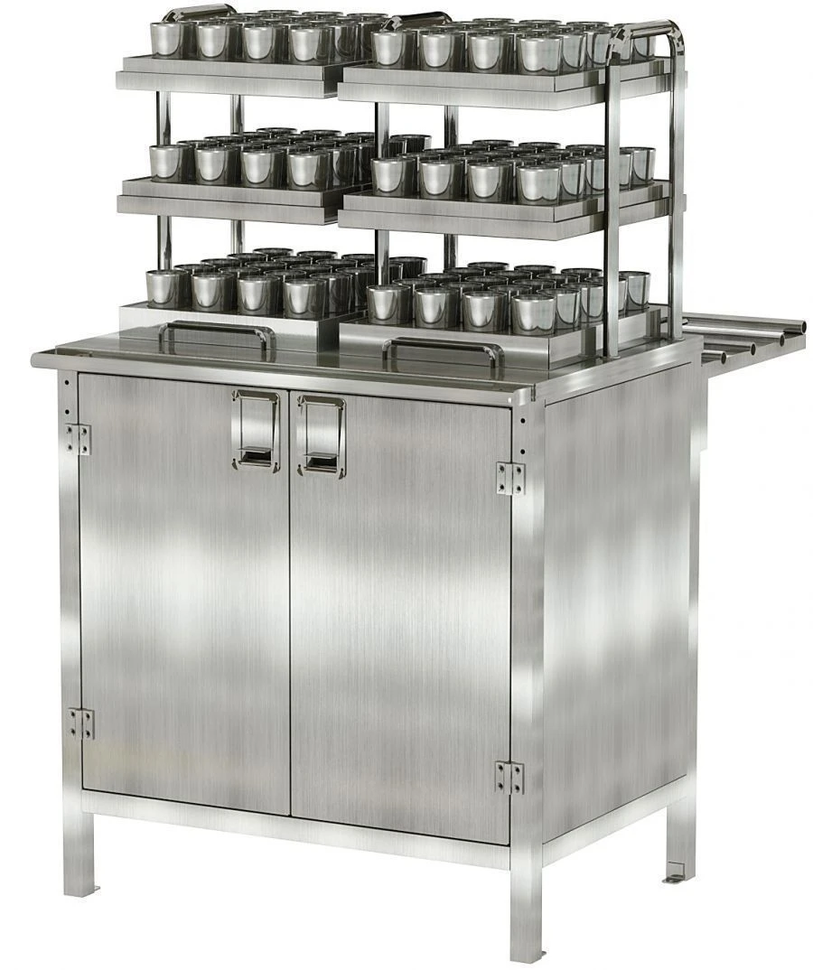 Shipboard hot and cold beverage dispensing racks SRSn
