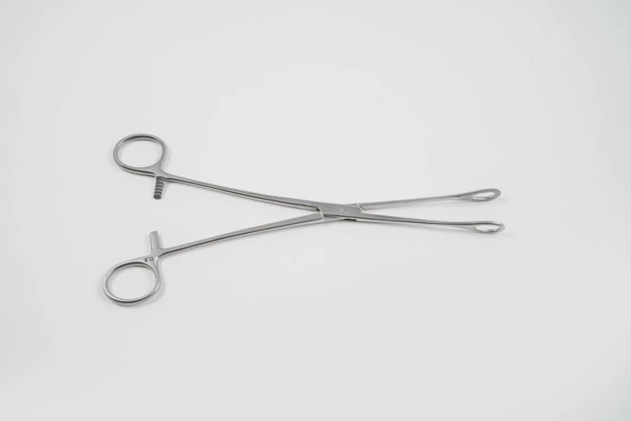 VZ-SH-13, Intestinal forceps for adults, straight, 250 mm.
