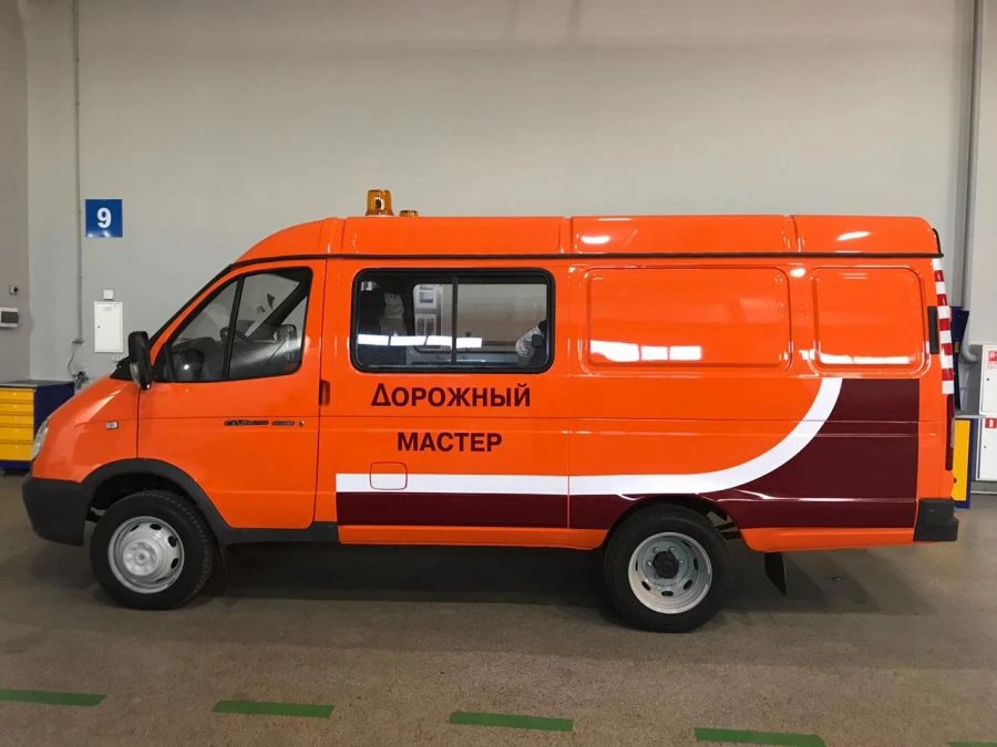 Bus IATs-1767M9 based on vehicle GAZ 3302 of modifications 27057, 27527 petrol engine