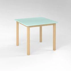 Wooden children's tables for pre-school institutions