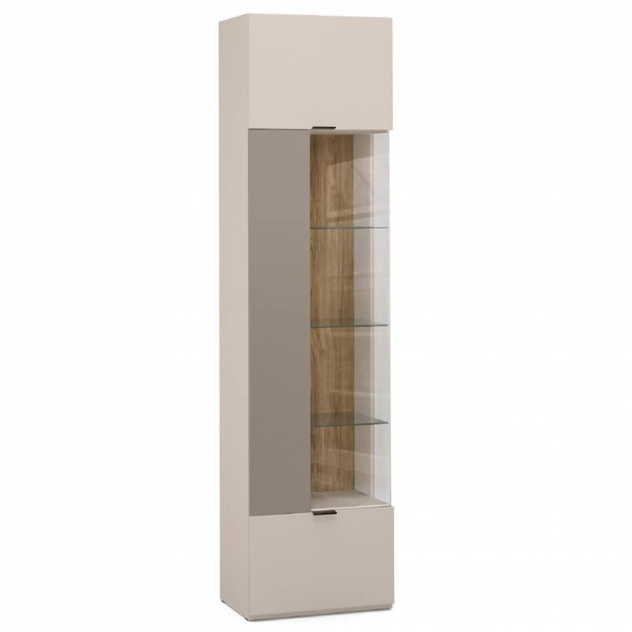 "SOHO" FFE-02.DS/DV, Showcase cupboard right at 2326 (mocha) from the modular furniture set "SOHO".
