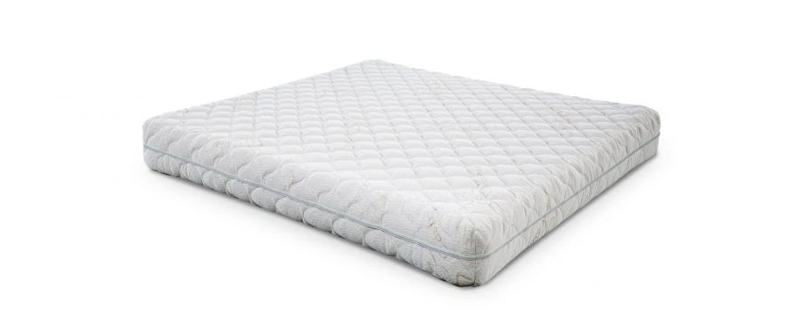 Springless mattress in a cover made of cotton knitted fabrics with Bi-Coconut filling of the trade mark TC "Bagira".