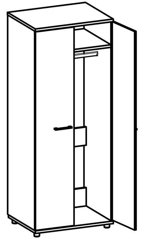 Wardrobe 9109 "Brooklyn" series