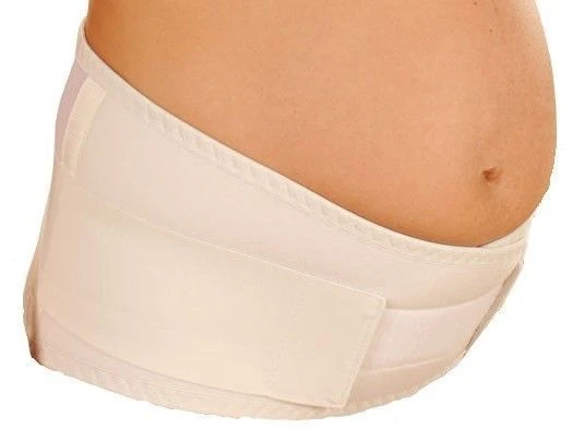 Supportive orthopaedic bandages, including prenatal bandages