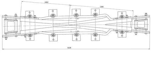 Cross member of P65 type of grade 1/5 of project H01.011.7000.00