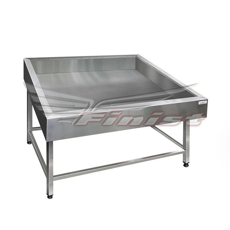 Display case for displaying products on ice