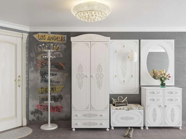Wooden furniture for hallways, models: Hallway "Assol" AC-35