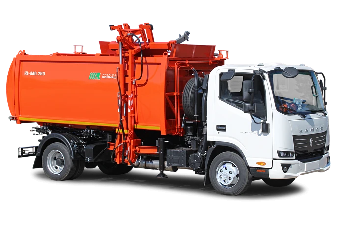 Garbage truck KO-440-2K9, type KO-440-2K9-SV09C1, modification KO-440-2K9, base chassis: KAMAZ KOMPAS SV09C1,SV09VA