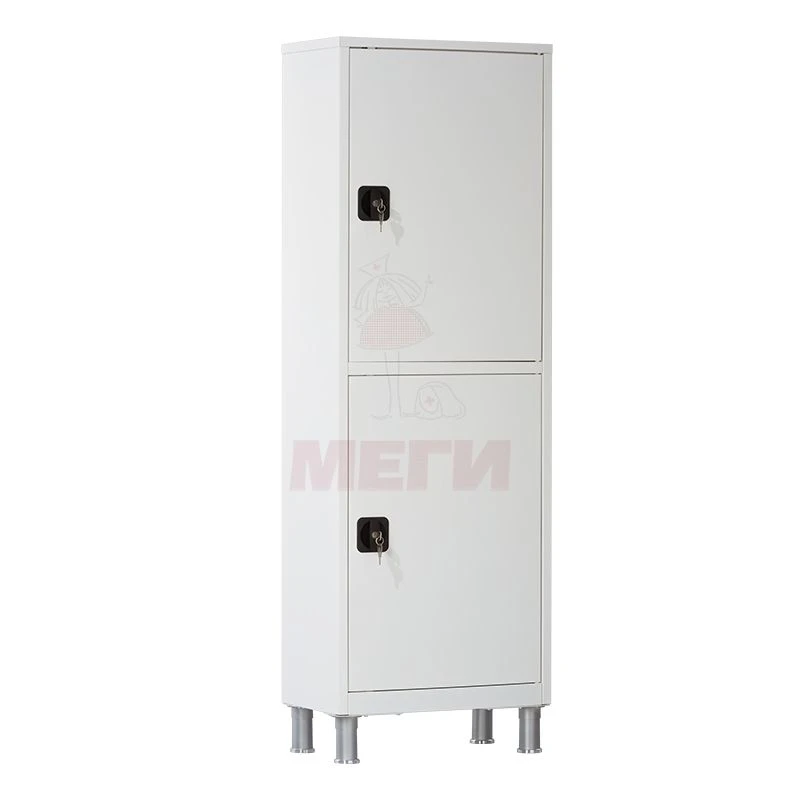 SHM-03-MSK(MSC-646.01-11) Medical metal two-section single-leaf cupboard
